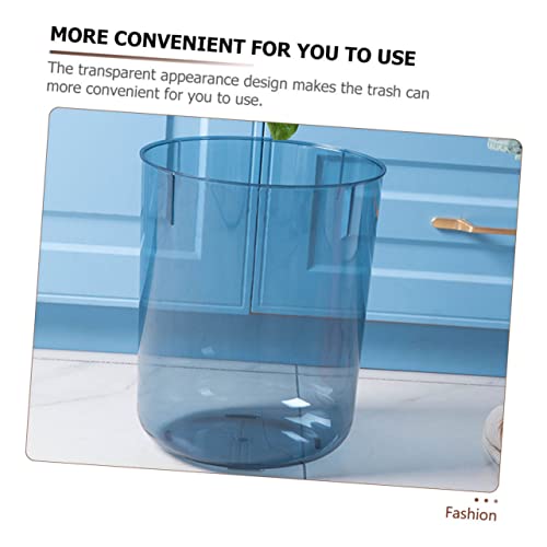 Caneca de basura transparente para hogar y oficina miniatura 5