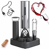 🍷🎁 【Gardez vos vins frais】 L'aérateur verseur de vin aide à faire ressortir tout le goût du vin. Le vin sous vide avec échelle de temps peut garder une bouteille de vin ouverte fraîche pendant de plus longues périodes. Vous pouvez efficacement infuser de l'oxygène et obtenir un profil de saveur plus amélioré tout en versant, et pouvez empêcher les gouttes et contrôler le débit