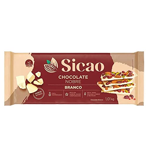Cobertura Barra Chocolate Branco Gold 1,010Kg - Sicao