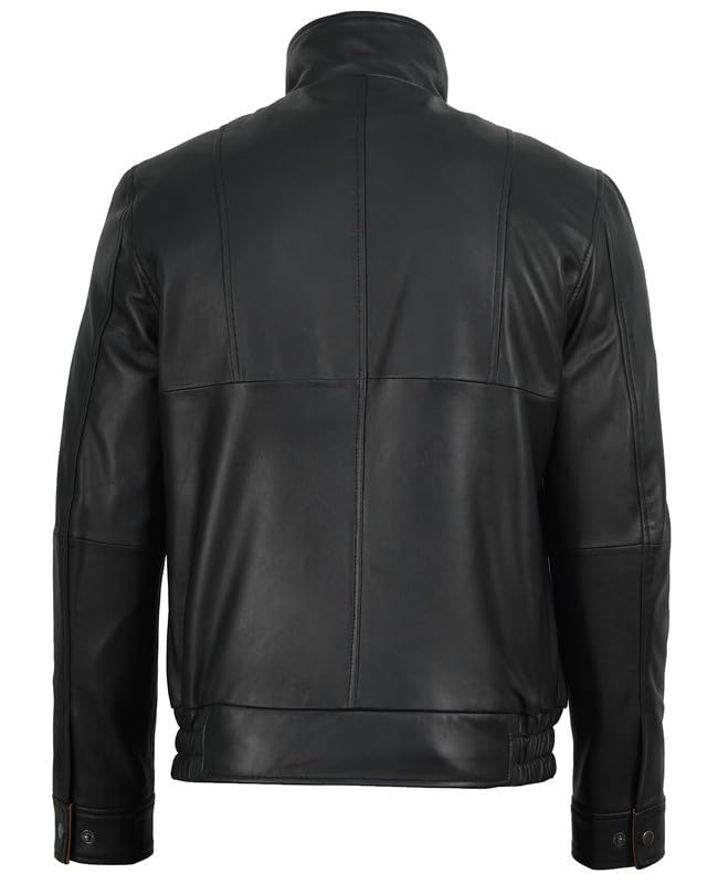 Image of Blingsoul Leather Jacket Men, Black and Brown Leather Jackets For Men