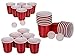 Produktbild Bada Bing 14tlg. Set Trinkspiel Partyspiel Bier Pong Mini 12 Becher FM 40 ml 2 Bälle Perfekt Für Unterwegs Beer Pong Klein Party Feier JGA 33