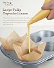 Bake Choice Nordic Paper 100pcs Extra Large Size Natural Tulip Cupcake Liners for Baking, Jumbo Muffin Liners, Cupcake Wrapper for Party, Christmas #4