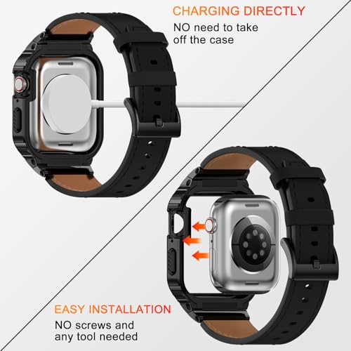 Image of Suplink Stainless Steel Metal Band Compatible with Apple Watch 45m 44mm 42mm 41mm 40mm 38mm, Metal Replacement Strap for iWatch Bands Series 8 7 6 5 4 3 2 1 SE