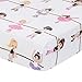 Everyday Kids 2 Pack Fitted Girls Crib Sheet, 100% Soft Breathable Microfiber Baby Sheet, Fits Standard Size Crib Mattress 28in x 52in, Nursery Sheet - Ballerina/Pink