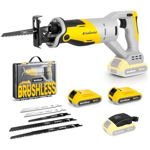 Enventor Brushless 20V Cordless Reciprocating Saw Cover