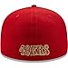New Era Men's Scarlet San Francisco 49ers Team 59FIFTY Fitted Hat