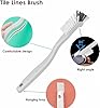 JIANYI Kitchen Scrub Brush, Angle Cleaning Brush, Right Angle Scrub Brushs for Sink Household Dish Pot Pan Edge Corners, Upgraded Stiff Brushes for Small Space Crevice Cleaning with Stiff Bristle #2