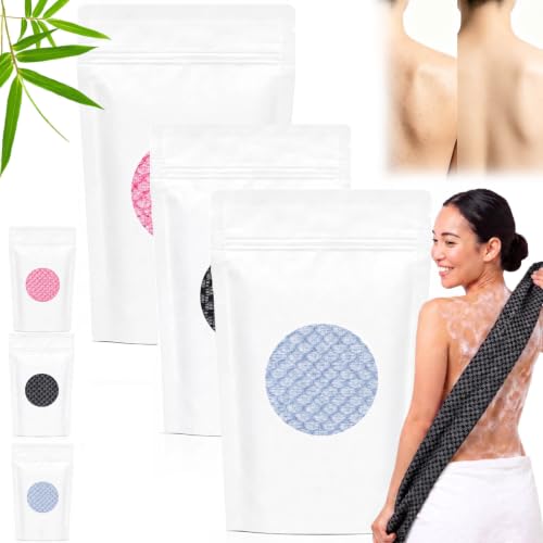 Toalla exfoliante japonesa para usar en la ducha diaria y lograr una piel suave
