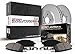 Power Stop CRK1709 Coated Rotor Rear Brake Kit- Coated Brake Rotors & Z17 Ceramic Brake Pads