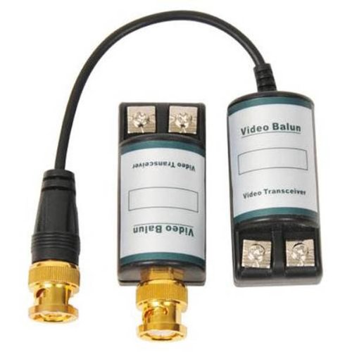 VideoSecu One Pair of Passive CCTV Security Camera Video Baluns Network Transceiver CAT5 Connection VB201 C56