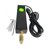 Perfekte Größe für Heimwerkstätten, Basteltische: Bohren Sie Anhänger, passen Sie Brillenschrauben an oder schaffen Sie Lederakzente überall mit USB-Zugang