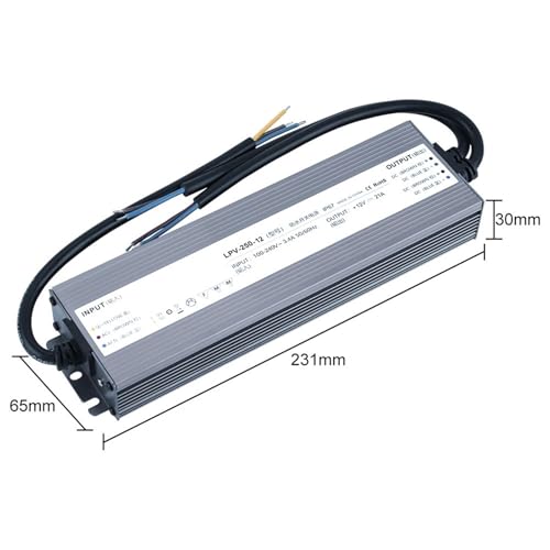 Alimentation à découpage LPV-250-12 pour ruban LED extérieur - 3