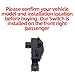 23247096 Front Passenger Side Seat Control Switch, Fit for Chevy Tahoe/Silverado/Corvette, for GMC Sierra, for Cadillac Escalade/ATS Car Part Replace OE# 20914737