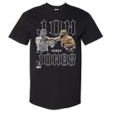 500 LEVEL Jon Jones Straight Right Heavyweight Tee (Black, X-Large)