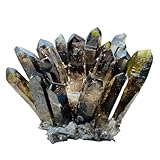 Smoky Quartz Crystal Cluster Large Quartz Crystal Cluster Natural Healing Stones Crystal Quartz Cluster Natural Crystal Quartz Stones for Relaxation Crystal Quartz Cluster