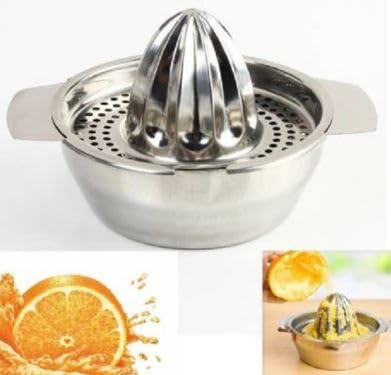 Image of S Cart Stainless Steel Orange Juice Maker Mosambi Juicer Manual Citrus Squeezer Pack of 1