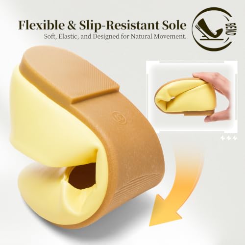 Image of Women's Ballet Flats Shoes Dress Slip on Shoes | PU Leather Teacher Business Casual Loafers Non Slip Low Heel Dressy
