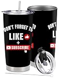 BSHELLOE Content Creator Gifts - Blogger Vlogger Stainless Steel Vacuum Insulated Tumbler 20 Oz
