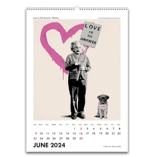 Image of Tallenge - Pop Art - 2026 desk Calendar - 6 x 9 Inches (Paper, Desk Calendar)