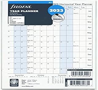 Filofax A5 Year Planner horizontal 2023 23-68506