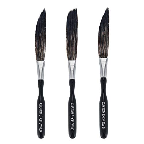 Image of Custom Shop SW Sword Pinstriping Brush 3 Size Kit (#0, 00, 000)