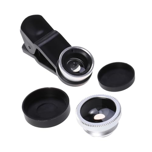 Angoily Lente Móvil con Clip Macro Mejorado Gran Profesional Compatible con Smartphones Kit Fotografía Móvil con Pinza Lente para Fotos Detalladas y Panorámicas