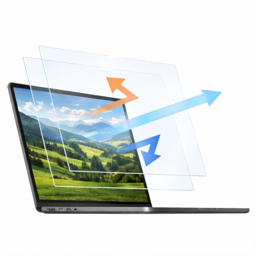 UPENGUPENG 2 Pcs Blue Light Screen Protector for MacBook Air 13.6/13 Inch 2022-2026, M2, M3, M4 M5 A3240 A3113 A2681 A3449 Blue Light Blocking Screen Protector for Eyes Protection 13.6' Mac Laptop Anti-Glare