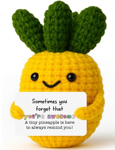 MAMAGIFTREE Cute Pineapple Christmas Encouragement Gift for Friends, Women, Coworkers