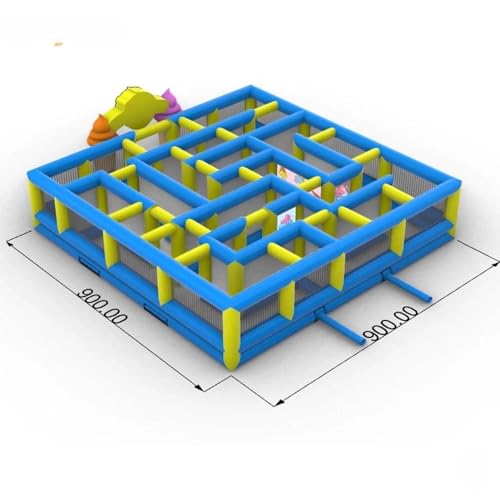 Inflatable Maze Bounce House for Family Entertainment and Party Fun - Image 2