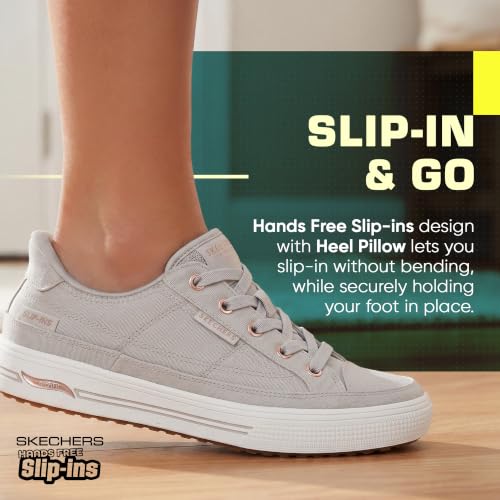 Image of Skechers Women's Arcade See Ya There | Casual sneaker, Patented Skechers Arch Fit insole with Podiatrist-Certified Arch Support, Slip-Ins, Machine Washable