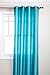 Stylemaster Tribeca 56 by 84-Inch Faux Silk Grommet Panel, Turquoise