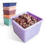 SILICONA EXCELENTE CALIDAD: moldes repostería silicona hechos de 100% silicona segura para contacto con alimentos con certificación FDA. Hechos con silicona de excelente calidad. Son flexibles para que sean sencillos de desmoldar sin necesidad de hacer mucho esfuerzo y estables para que no se deformen una vez pones el contenido dentro.
