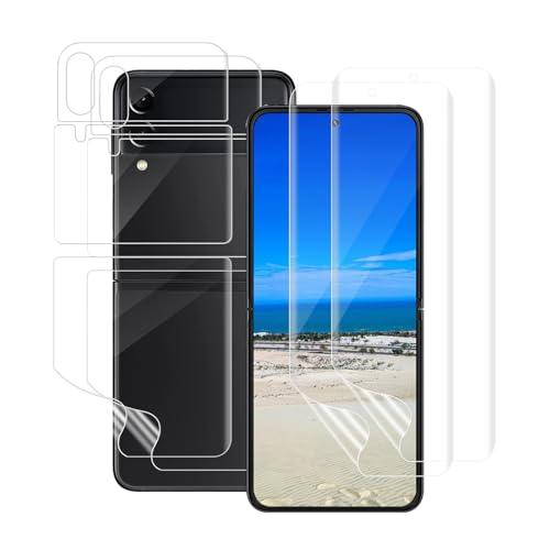 Carantee 2 Stück TPU Schutzfolie für Panzerglas für Samsung Galaxy Z Flip 3 5G, Frei von Kratzern Ultra-Klar Samsung Z Flip 3 Folie, Bläschenfrei Ultrawiderstandsfähig Z Flip 3 5G Bildschirmschutzfolie