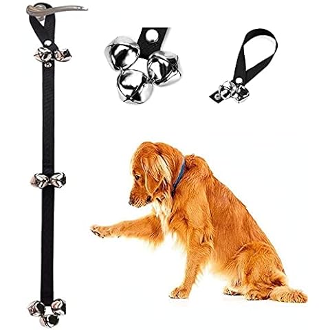 Cool Paws Efficient Dog & Puppy Bells for Toilet Training - Dog Training Dog Bells Toilet Training | Adjustable on Any Doorknob & Small Hook Type | Dog Puppy Training Bell Dog Training for Door Cover