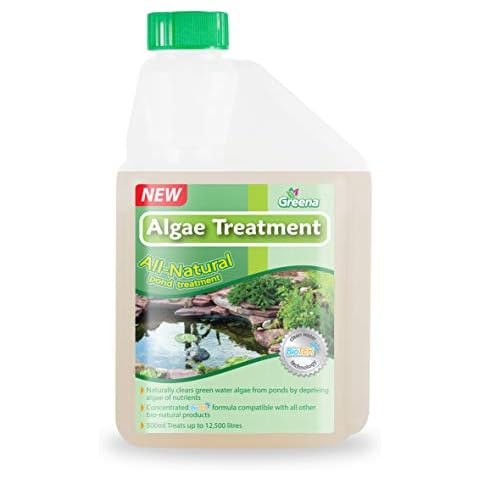 Greena® All Natural Algae Treatment - Naturally clears green water from ponds by depriving algae of the nutrients that they need to thrive. (1) Cover