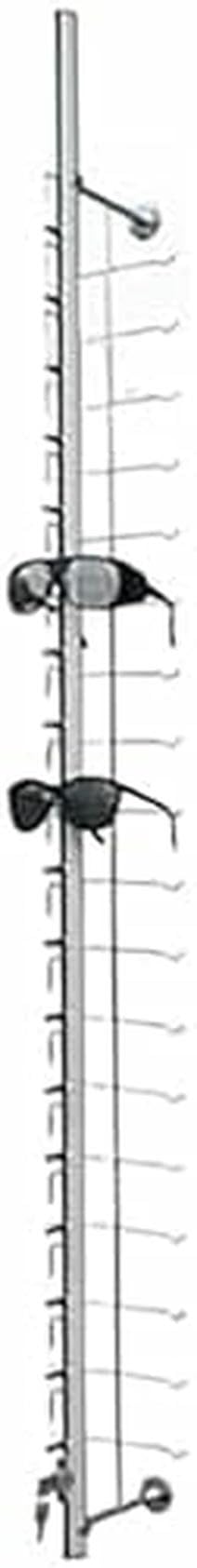 CNPRAZ Soporte de Pared para Gafas con Cerradura, Organizador Seguro para Colgar Gafas de Sol y Gafas, solución de Ahorro de Espacio para Tiendas minoristas y Uso doméstico
