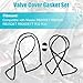 Wyrxalon Valve Cover Gasket Set Compatible with Nissan Skyline RB20 RB25 R32 R33 R34，2 Rubber Strips & 2 Rubber Blocks #13270-58S11 13270-58S01 11051-58S00