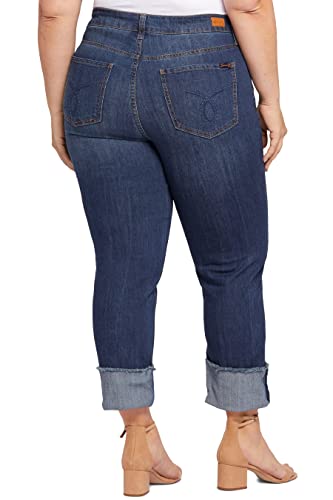 Seven7 Women's Plus Size High Cuff Slim Straight2