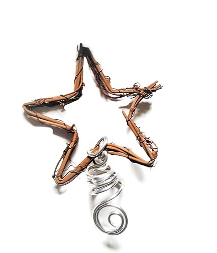 Mini Twig Christmas Tree Star for Small Holiday Trees