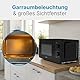 Clatronic® Mikrowelle mit Grill | 800 Watt | 5 Stufen | 20 Liter Garraum | 360° Drehteller | Timer mit Endsignal | inkl. Grillrost | Microwelle | Microwellengerät | MWG 792 schwarz