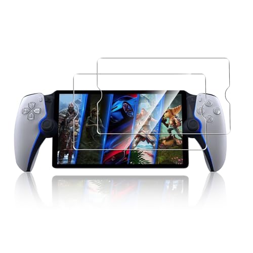 WFTE 2-Pack Screen Protector for Sony PlayStation 5 Portal Remote Player 8 inch 2023 Anti-Scratch Anti-fingerprint Bubble-Free Tempered Glass For PlayStation PS Portal Remote Player