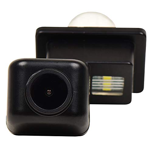 HD 1280x720p Reversing Camera Integrated in Number Plate Light License Rear View Backup Camera Waterproof Night Vision for Mercedes Benz A Class W176 / C Class W204 / E Class W212 W207 C207