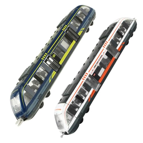 Toyvian 2pezzi Giocattolo Del Treno Elettrico Per Ragazzo Ragazza Ragazza Trenino Giocattolo Di Simulazione Colori Vivaci Di Trenini Educativi Per Scuola Materna Regalo Per Compleanno e Fe