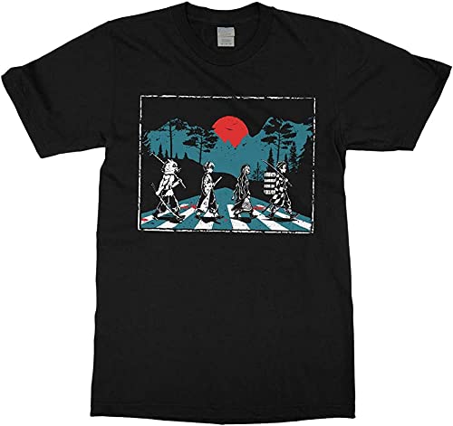 PEJPYMC Camiseta de Anime Demon Slaye para Hombre, Camiseta de Novedad Tanjiro Nezuko Zenitsu Inosuke (L,Negro,L) Cover
