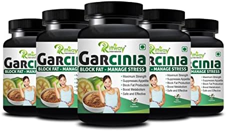 Garcinia Health Tablet | Garcinia Capsule For Extra Fat Management (Pack Of 5, 150 capsule)