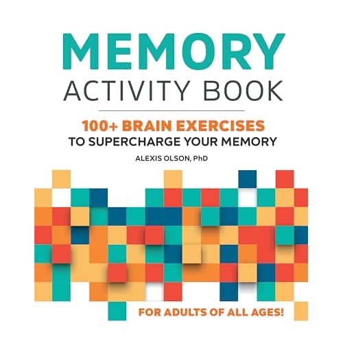 Memory Activity Book: 100+ Brain Exercises to Supercharge Your Memory Paperback – July 27, 2021