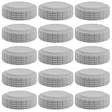 FOMIYES Protectores de Ruedas para Maletas de Equipaje, Fundas de Silicona Antideslizantes y Absorbentes de Impactos, Pack de 16 Unidades Gris para Viajes y Protección Silenciosa