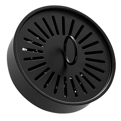 CLISPEED 鉄製蚊取り線香ホルダー 蓋付き ポータブル 耐火仕様 家用 インテリアにも で使いやすい蚊香ケース