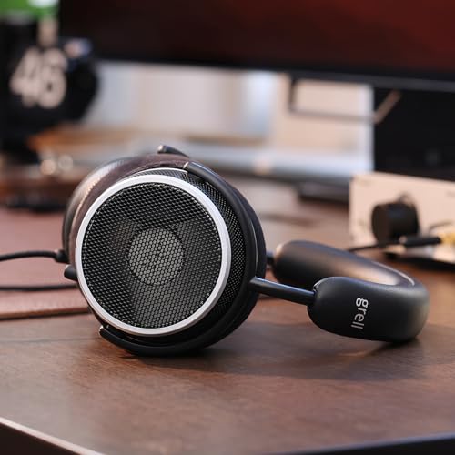Image of DROP + Grell OAE1 Wired Open-Back Headphones - Axel Grell Design, Biocellulose Drivers, Wide Soundstage - Black