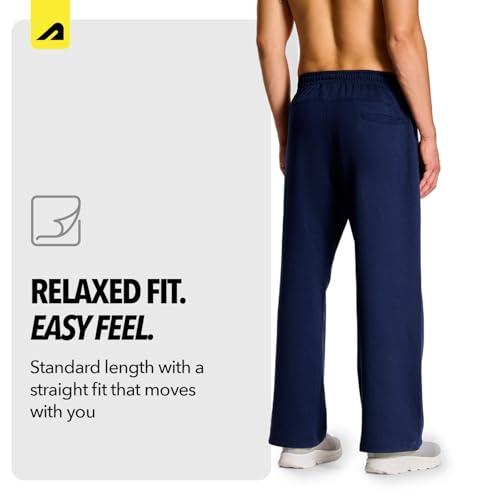 Image of Boldfit Track Pants for Man Wide Leg Baggy Track Pants Cotton Blend Baggy Trackpants for Men Korean Wide Leg Pants for Men Lower for Man Casual Trousers & Lounge Joggers with Pockets